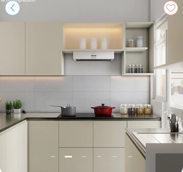 Kitchen in 4 BHK Apartment at Mahindra IvyLush, Kharadi – for Sale