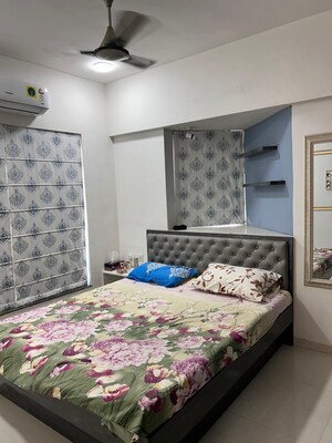 Bedroom in 2 BHK Apartment at Amit Sapphire Park, Balewadi – for Rent
