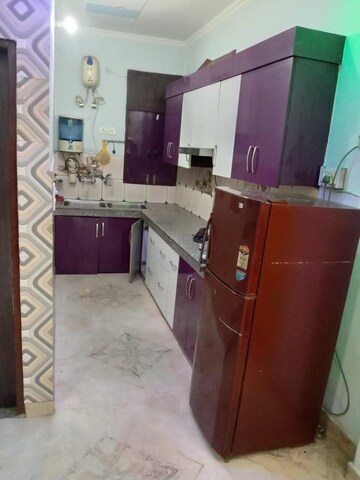 Kitchen in 2 BHK Builder Floor at Dharam Flats, Palam Vihar Extension – for Rent