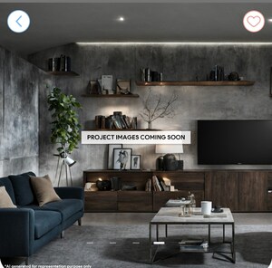 Living Room in 3 BHK Apartment at Osian Almanova, Mundhwa – for Sale