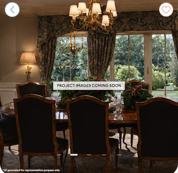 Living Room in 3 BHK Apartment at Osian Divino, Salisbury Park – for Sale