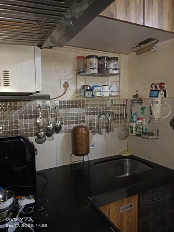 Kitchen in 1 RK Apartment at Bandra West – for Rent