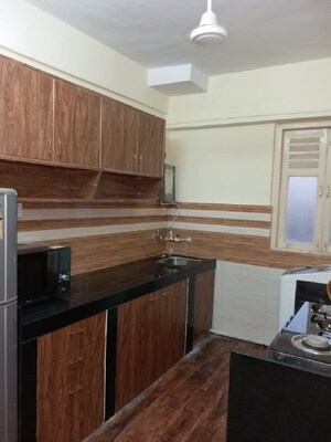 Kitchen in 1 BHK Apartment at Bandra West – for Rent