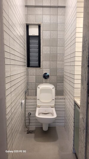 Bathroom in 3 BHK Apartment at Prabhat Apartment, Prabhat Road – for Rent