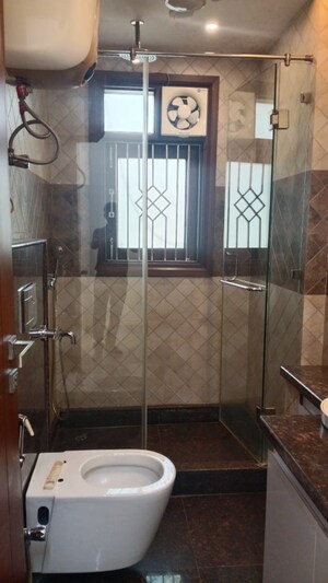 Bathroom in 3 BHK Builder Floor at Panchsheel Enclave – for Sale