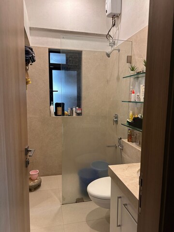 Bathroom in 2 BHK Apartment at Bandra West – for Rent