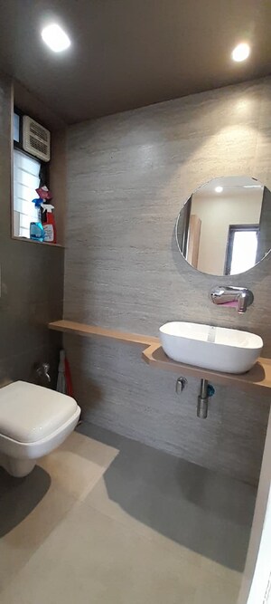 Bathroom in 2 BHK Apartment at Juhu – for Rent