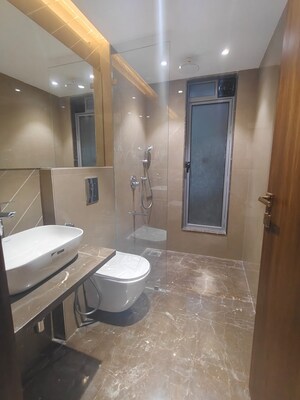 Bathroom in 3 BHK Apartment at Khar West – for Rent