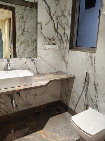 Bathroom in 3 BHK Apartment at Khar West – for Rent