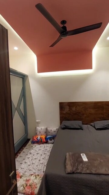 Bedroom in 1 BHK Apartment at Bhairaav Goldcrest Residency, Ghansoli – for Rent