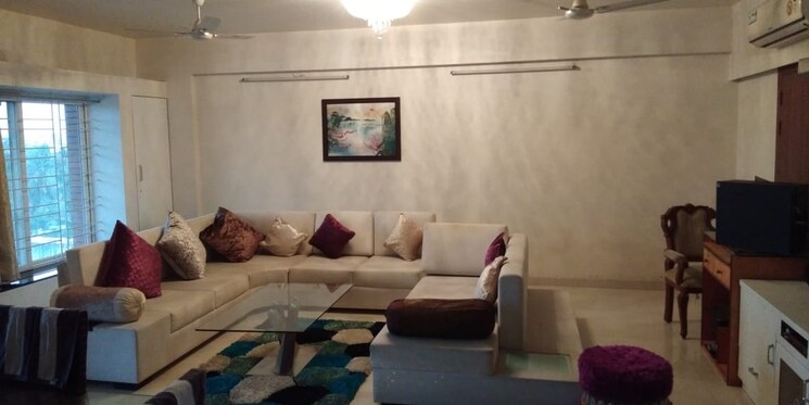 Living Room, swojas-aarohi 3.5 Bedroom 1865 Sq.Ft. Apartment In Erandwane Pune 9228549