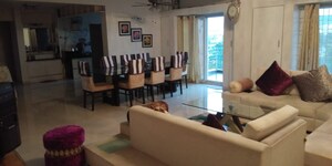 Living Room in 3.5 BHK Apartment at Swojas Aarohi, Erandwane – for Sale