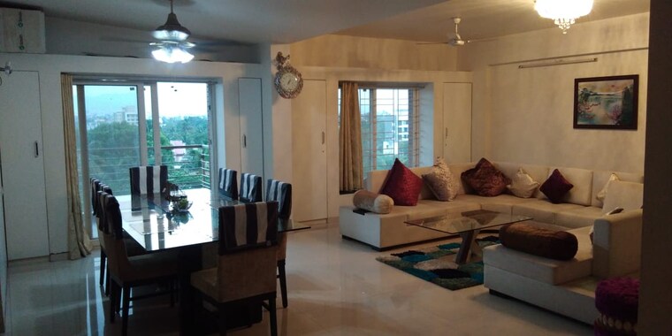 Living Room, swojas-aarohi 3.5 Bedroom 1865 Sq.Ft. Apartment In Erandwane Pune 9228549