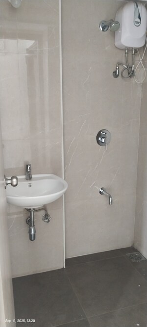 Bathroom in 1 BHK Apartment at Lodha Crown Taloja Quality Homes, Dombivli East – for Rent