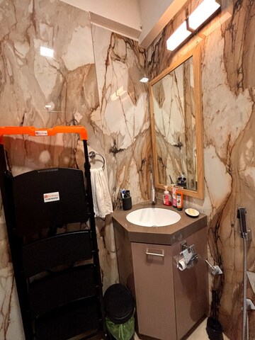 Bathroom in 2 BHK Apartment at Bandra West – for Rent