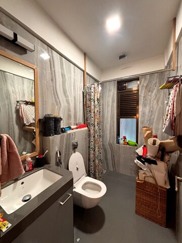 Bathroom in 2 BHK Apartment at Bandra West – for Rent