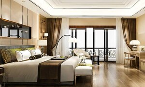 Kitchen in 3 BHK Apartment at Pinnacle Tower, Indrapuram – for Sale