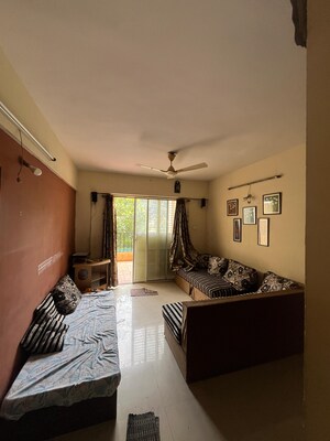 Living Room in 2 BHK Apartment at Shaurya Homes, Dhanori – for Rent