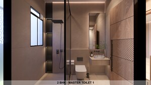 Master Bedroom in 2 BHK Apartment at Shree Om Paradise CHS, Borivali West – for Sale