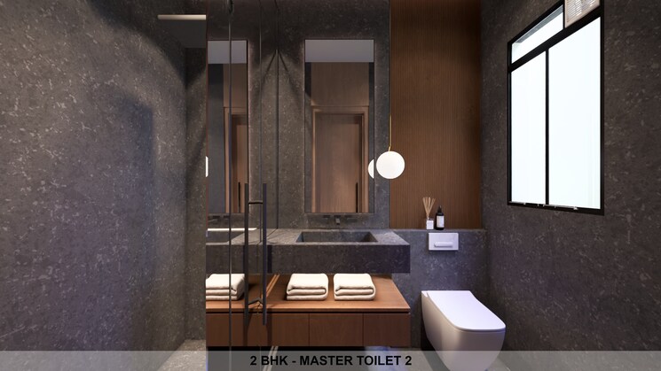 Attached Bathroom, shree-om-paradise-chs 2 Bedroom 587 Sq.Ft. Apartment In Borivali West Mumbai 9228695