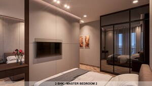 Bedroom in 2 BHK Apartment at Shree Om Paradise CHS, Borivali West – for Sale