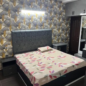 Bedroom in 2 BHK Builder Floor at Wave Floors, Adhyatmik Nagar – for Rent