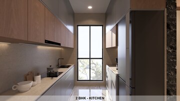 Kitchen in 2 BHK Apartment at Shree Om Paradise CHS, Borivali West – for Sale