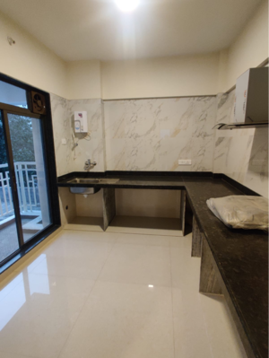 Kitchen in 3 BHK Apartment at Paradise Sai Aaradhya, Kharghar Sector 35i – for Rent