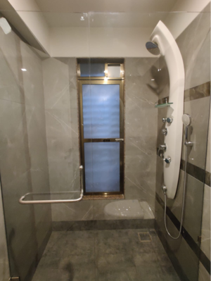 Bathroom in 3 BHK Apartment at Paradise Sai Aaradhya, Kharghar Sector 35i – for Rent