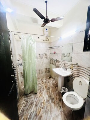Bathroom in 3 BHK Apartment at Ambala Highway – for Rent