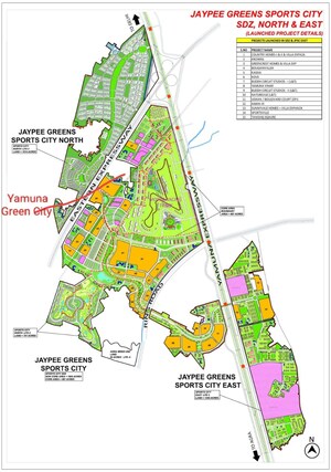  Plot – Map Location View at Sector 25 Yamuna Expressway - for Sale