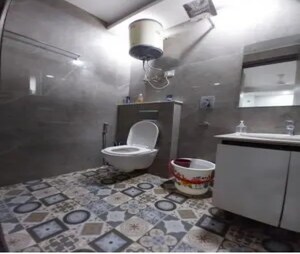 Bathroom in 3.5 BHK Builder Floor at Jawahar Park – for Sale