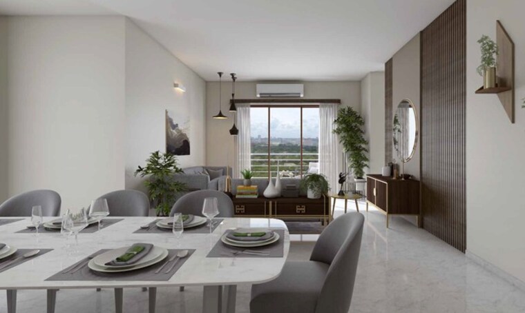 Living Room, godrej-meridien 3 Bedroom 1855 Sq.Ft. Apartment In Sector 106 Gurgaon 9228807