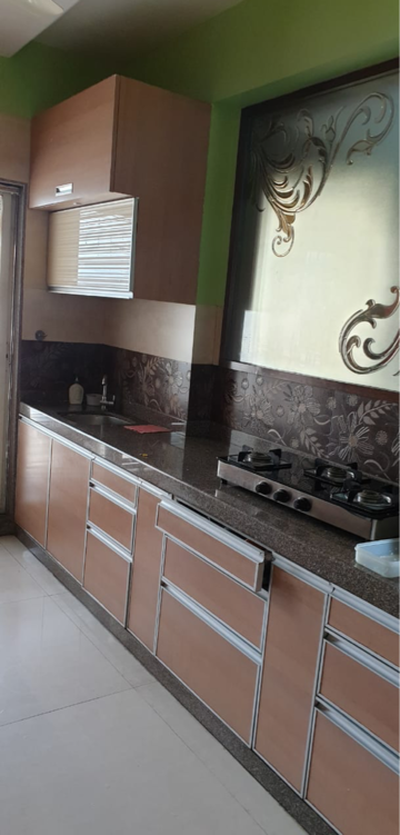 Kitchen in 4 BHK Apartment at Regency Gardens, Kharghar Sector 6 – for Rent
