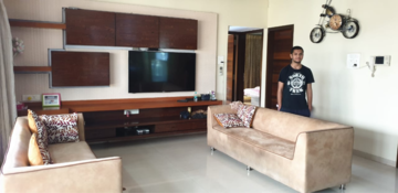 Living Room in 4 BHK Apartment at Regency Gardens, Kharghar Sector 6 – for Rent