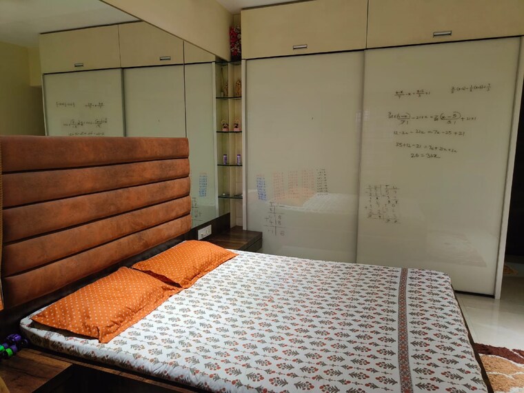 Bedroom, eklavya-apartment 3 Bedroom 1950 Sq.Ft. Apartment In Kharghar Navi Mumbai 9228831