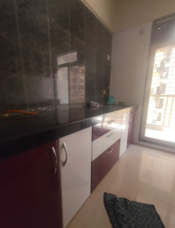 Kitchen in 1 BHK Apartment at Siddharth Geetanjali Heights, Kharghar – for Rent