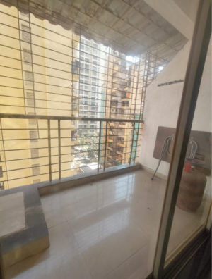 Balcony in 1 BHK Apartment at Siddharth Geetanjali Heights, Kharghar – for Rent