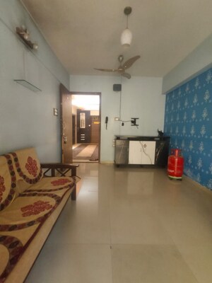 Living Room in 1 BHK Apartment at Siddharth Geetanjali Heights, Kharghar – for Rent