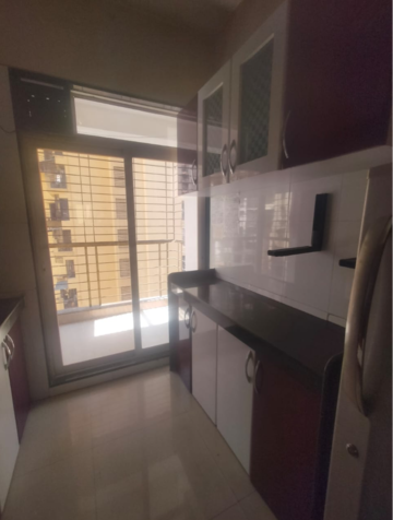 Kitchen in 1 BHK Apartment at Siddharth Geetanjali Heights, Kharghar – for Rent
