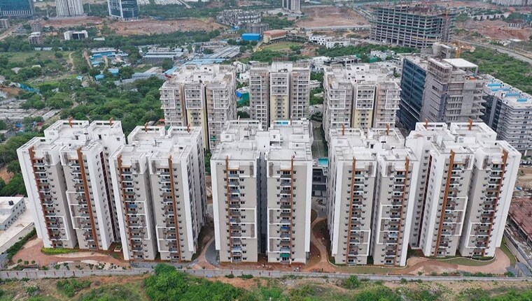 Exterior View, rajapushpa-eterna 3 Bedroom 2700 Sq.Ft. Apartment In Nanakramguda Hyderabad 9228876