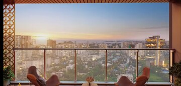 Balcony in 4 BHK Apartment at Adani Linkbay Residences, Andheri West – for Sale