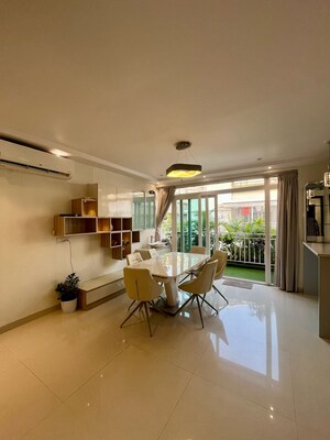 Living Room in 3 BHK Apartment at SVC Tree Walk, Kondapur – for Rent