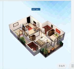 Furnished Amenities in 2 BHK Apartment at Landmark The Homes 81, Sector 81 – for Sale