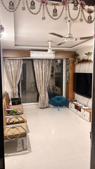 Living Room in 2 BHK Apartment at Ashar Aria, Kalwa – for Sale