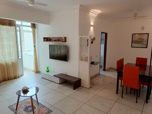 Living Room in 2 BHK Apartment at Natasha Penta, Infantry Road – for Rent