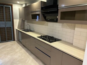 Kitchen in 3.5 BHK Builder Floor at M3M Atrium, Sector 57 – for Rent
