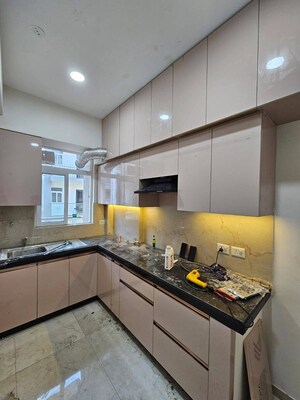 Kitchen in 3.5 BHK Builder Floor at Smart World Gems, Sector 89 – for Rent