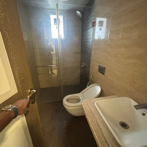 Bathroom in 2 BHK Apartment at Ajmera Zeon, Bhakti Park – for Rent