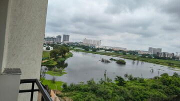Balcony in 3 BHK Apartment at Induscrest Apartment Complex, Osman Nagar – for Rent